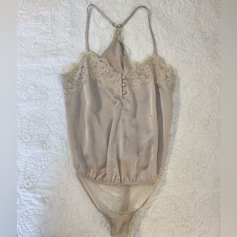 Abercrombie silk cami bodysuit